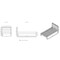 Alaterre Furniture Windsor 3-Piece Set with Panel Twin Bed and 2 Nightstands, White ANWI1131R4 - alternate 3